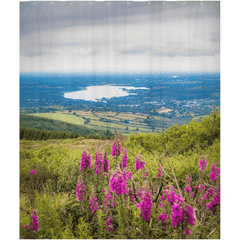 Shower Curtain - Lough Derg from Tountinna, County Tipperary - James A. Truett - Moods of Ireland - Irish Art