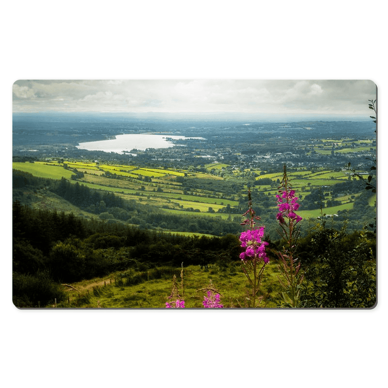 Desk Mat - Stormy Vista from County Tipperary to County Clare - Moods of Ireland