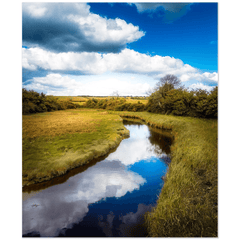 Print - Tranquil Winding Brook, County Clare - James A. Truett - Moods of Ireland - Irish Art