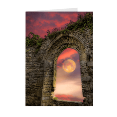 Folded Note Cards - Wolf Moon at Sunrise over County Clare - James A. Truett - Moods of Ireland - Irish Art