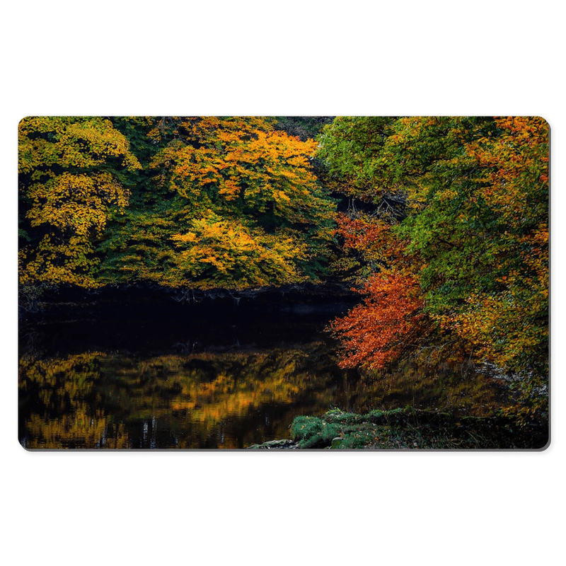 Desk Mat - Autumn on Ireland's Cloon River, County Clare - James A. Truett - Moods of Ireland - Irish Art