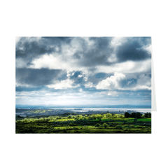 Folded Note Cards - Dark Skies over County Clare's Fergus Estuary near Ennis - James A. Truett - Moods of Ireland - Irish Art