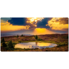 Desk Mat - Sunset over Lake at Tountinna, County Tipperary - Moods of Ireland