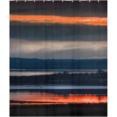 Shower Curtain - Layers of Light and Colour at Sunrise, County Clare - James A. Truett - Moods of Ireland - Irish Art