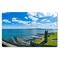 Desk Mat - Carrigaholt Castle, Loophead Peninsula, County Clare - James A. Truett - Moods of Ireland - Irish Art