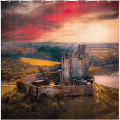 Shower Curtain - Medieval Vision, Dunguaire Castle, Kinvara, County Galway - James A. Truett - Moods of Ireland - Irish Art