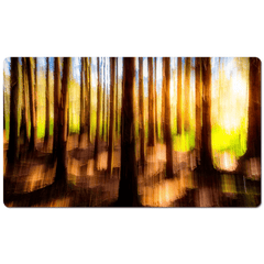 Desk Mat - Sun through the Woods Abstract, County Clare - James A. Truett - Moods of Ireland - Irish Art