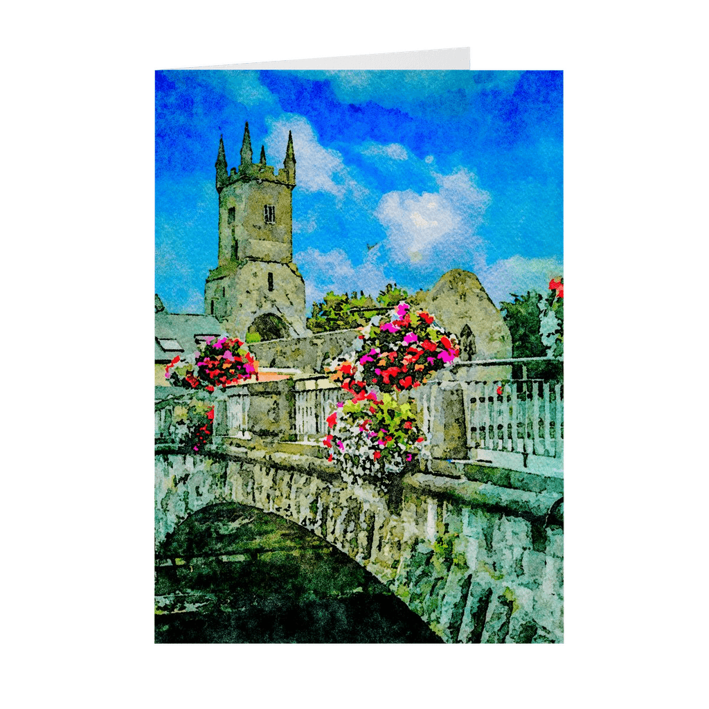 Folded Note Cards - Ennis Friary in Summer - James A. Truett - Moods of Ireland - Irish Art
