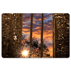 Desk Mat - Summer Sunrise at Clare Abbey, County Clare - James A. Truett - Moods of Ireland - Irish Art