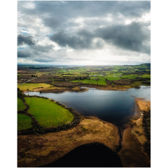 Print - Ballycullinan Lough near Corofin, County Clare