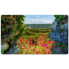 Desk Mat - Secret Irish Garden, County Clare - James A. Truett - Moods of Ireland - Irish Art