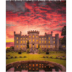 Shower Curtain -Sunset over Markree Castle, County Sligo - Moods of Ireland