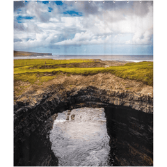 Shower Curtain - Bridges of Ross, Loophead Peninsula, County Clare - James A. Truett - Moods of Ireland - Irish Art