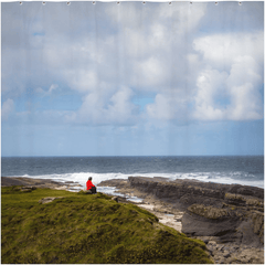 Shower Curtain - Ireland's Loophead Peninsula on the Wild Atlantic Way - James A. Truett - Moods of Ireland - Irish Art