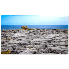 Desk Mat - Rocky Burren Coast of County Clare - James A. Truett - Moods of Ireland - Irish Art