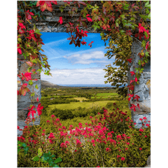 Print - Irish Countryside Vista through Ivy-laced Stone Doorway - James A. Truett - Moods of Ireland - Irish Art