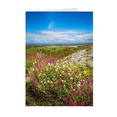 Folded Note Cards - Burren View to Galway Bay - James A. Truett - Moods of Ireland - Irish Art