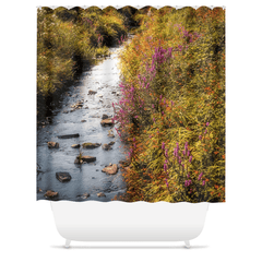 Shower Curtain - Late Summer Symphony of Colours, County Clare - Moods of Ireland