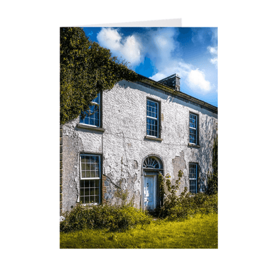 Folded Note Cards - Abandoned Irish Manor House, County Clare - James A. Truett - Moods of Ireland - Irish Art