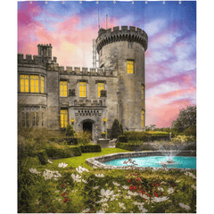 Shower Curtain - Dromoland Castle at Sunset, County Clare - Moods of Ireland