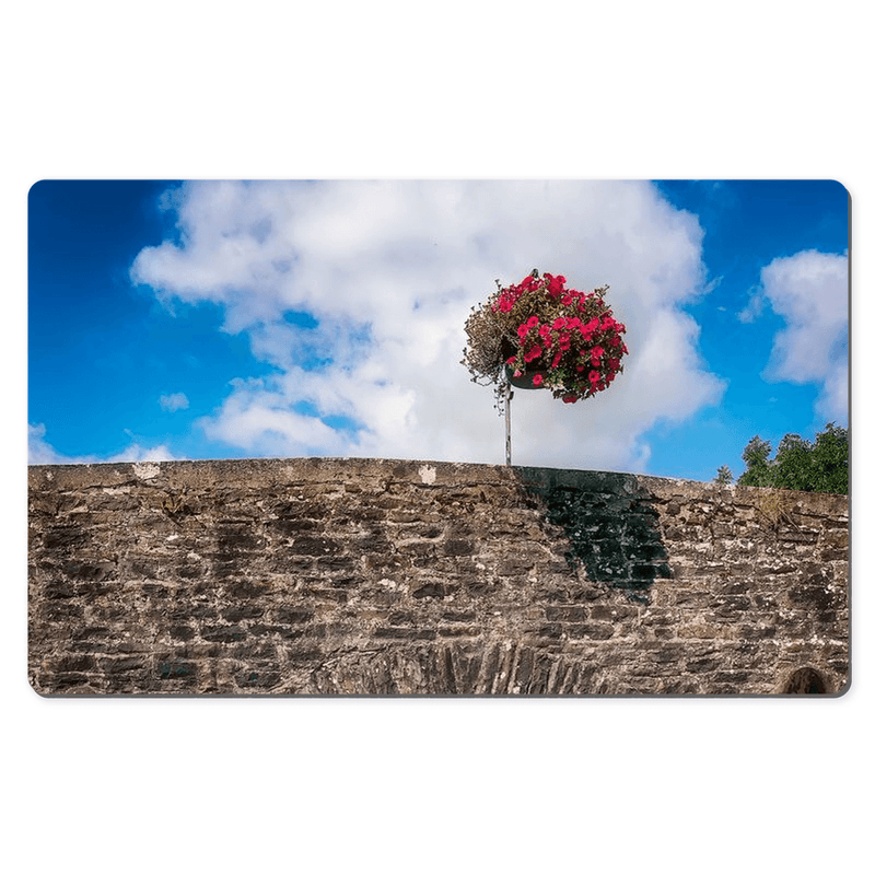 Desk Mat - Flower Basket over Creegh Bridge, County Clare - Moods of Ireland