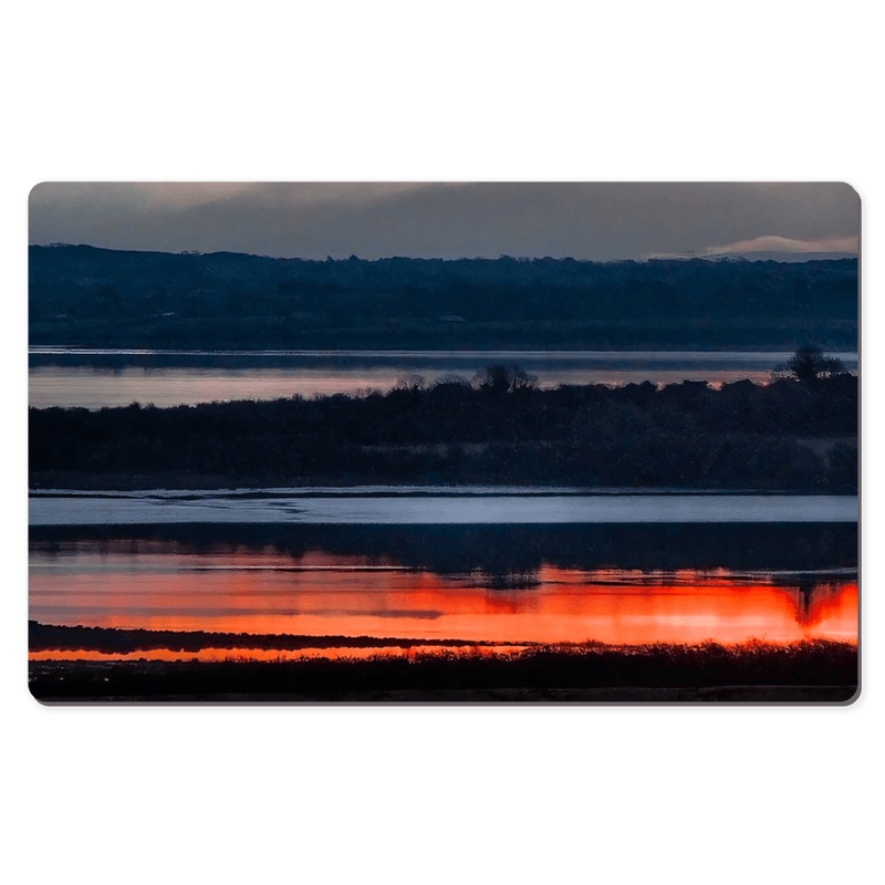 Desk Mat - Layers of Light and Colour at Sunrise, County Clare - James A. Truett - Moods of Ireland - Irish Art