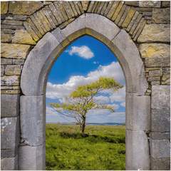 Shower Curtain - Portal to Irish Summer, County Clare - James A. Truett - Moods of Ireland - Irish Art