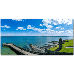 Desk Mat - Carrigaholt Castle, Loophead Peninsula, County Clare - James A. Truett - Moods of Ireland - Irish Art