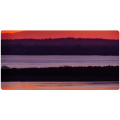 Desk Mat - Firey Shannon Estuary Sunrise, County Clare, Ireland - James A. Truett - Moods of Ireland - Irish Art