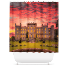 Shower Curtain -Sunset over Markree Castle, County Sligo - Moods of Ireland