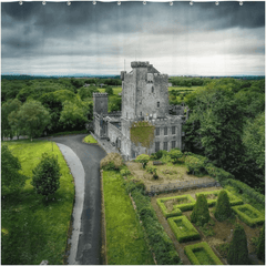 Shower Curtain - Knappogue Castle, County Clare - James A. Truett - Moods of Ireland - Irish Art