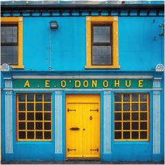 Shower Curtain - O'Donohue's Pub, Fanore, County Clare - James A. Truett - Moods of Ireland - Irish Art