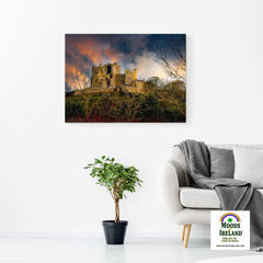 Canvas Wrap - Colourful Sunset over Ireland's Rock of Cashel, County Tipperary - James A. Truett - Moods of Ireland - Irish Art