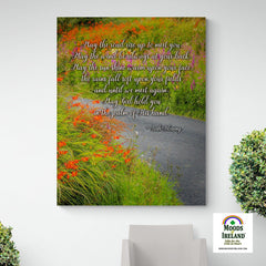 Canvas Wrap - May the Road Rise to Meet You - James A. Truett - Moods of Ireland - Irish Art