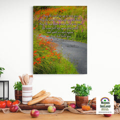 Canvas Wrap - May the Road Rise to Meet You - James A. Truett - Moods of Ireland - Irish Art