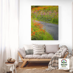 Canvas Wrap - May the Road Rise to Meet You - James A. Truett - Moods of Ireland - Irish Art