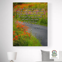 Canvas Wrap - May the Road Rise to Meet You - James A. Truett - Moods of Ireland - Irish Art