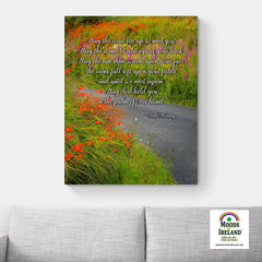 Canvas Wrap - May the Road Rise to Meet You - James A. Truett - Moods of Ireland - Irish Art