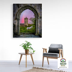 Canvas Wrap - Medieval Castle in the County Clare Countryside - James A. Truett - Moods of Ireland - Irish Art