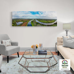 Panorama Canvas - Historic O'Briensbridge Village, County Clare - James A. Truett - Moods of Ireland - Irish Art