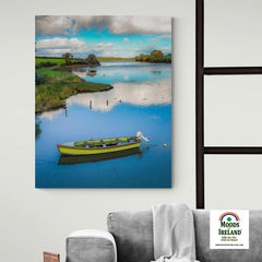 Canvas Wrap - Shannon Estuary Reflections, County Clare - James A. Truett - Moods of Ireland - Irish Art