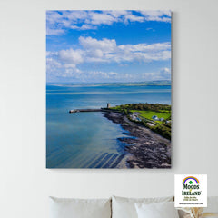 Canvas Wrap - Carrigaholt Castle on the Shannon Estuary, County Clare - James A. Truett - Moods of Ireland - Irish Art