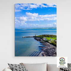 Canvas Wrap - Carrigaholt Castle on the Shannon Estuary, County Clare - James A. Truett - Moods of Ireland - Irish Art