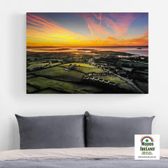 Canvas Wrap - Autumn Sunrise over Kildysart, County Clare - James A. Truett - Moods of Ireland - Irish Art
