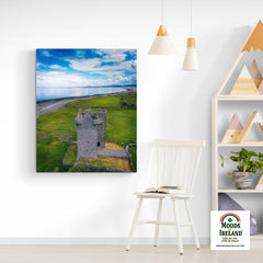 Canvas Wrap - Gleninagh Castle near Ballyvaughan, County Clare - James A. Truett - Moods of Ireland - Irish Art