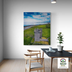 Canvas Wrap - Gleninagh Castle near Ballyvaughan, County Clare - James A. Truett - Moods of Ireland - Irish Art