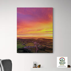Canvas Wrap - November Sunrise over Kildysart, County Clare - James A. Truett - Moods of Ireland - Irish Art