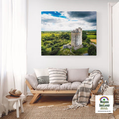 Canvas Wrap - Ballyportry Castle, County Clare, Ireland - James A. Truett - Moods of Ireland - Irish Art