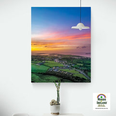 Canvas Wrap - Blue Sky over Sunrise, Kildysart, County Clare - James A. Truett - Moods of Ireland - Irish Art