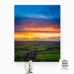 Canvas Wrap - Christmas Eve Sunset over County Clare - James A. Truett - Moods of Ireland - Irish Art